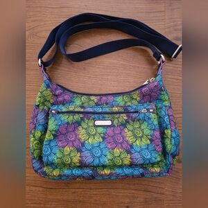 Baggallini Midnight Garden Out & About RFID Satchel